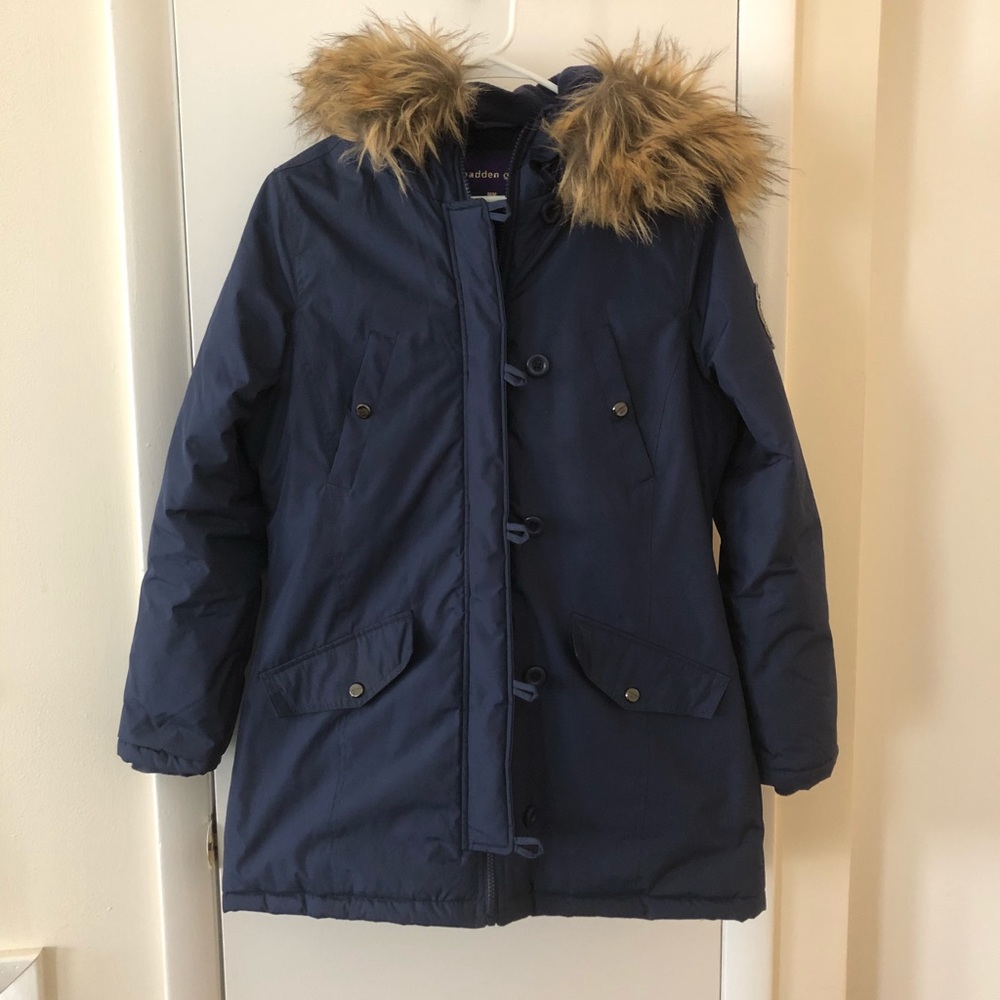 SOLD Steve Madden Madden Girl hooded parka